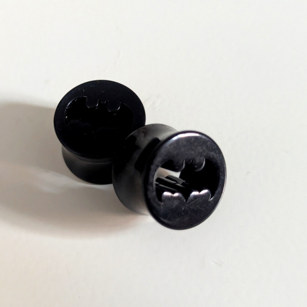 Batman Resin Ear Plugs (16mm|5/8")
